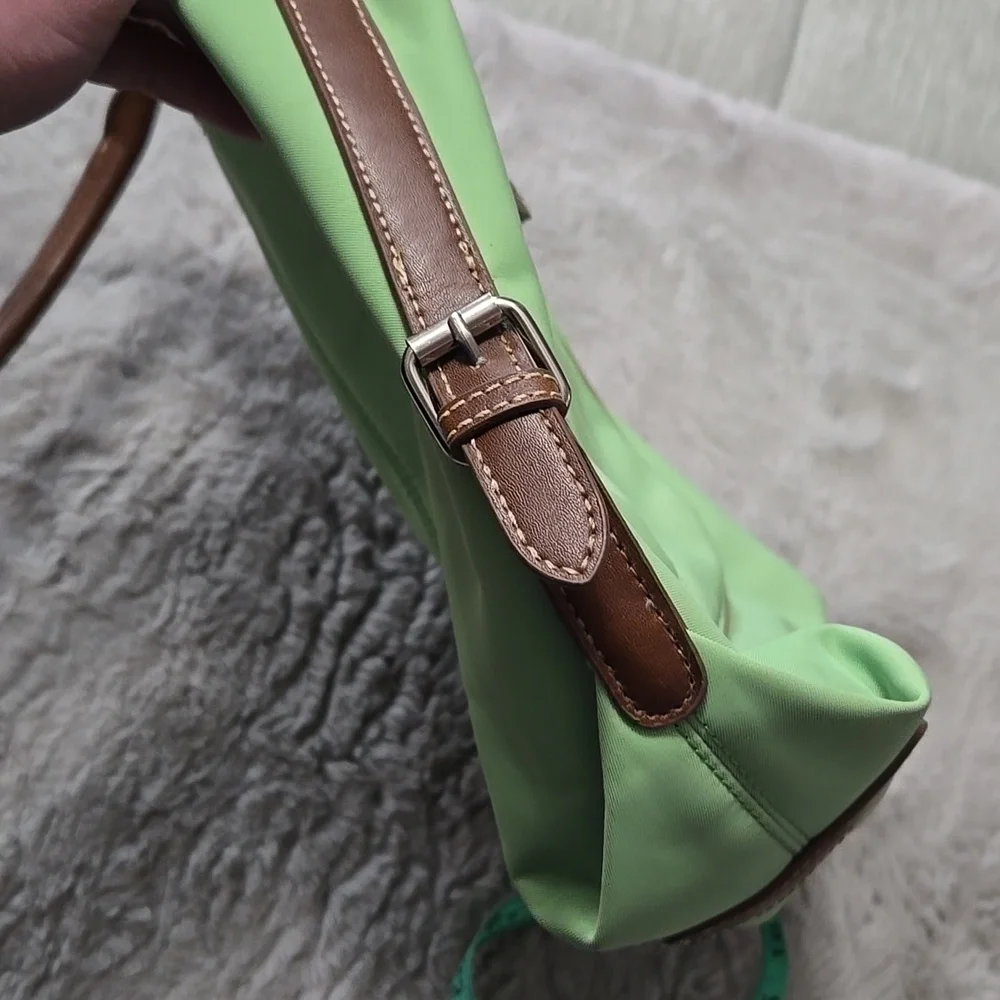 CHAMPS Lime Green Nylon Shoulder Bag